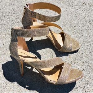 Antonio Melani Gold Heels
